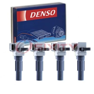 4 pc Denso Direct Ignition Coils for 2004-2010 Subaru Impreza Spark Wire uo - Picture 1 of 5