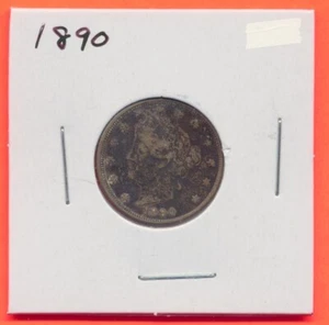 1890 Liberty Head V Nickel 5 Cents US Münze - Bild 1 von 4