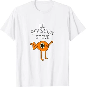 Funny Fish Le Poisson Steve for Kids women Men T-Shirt - Picture 1 of 5
