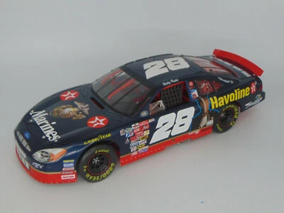 ACTION 2000 RICKY RUDD #28 FORD TAURUS MARINES TEXACO HAVOLINE NASCAR 1:18 - Image 1 of 4