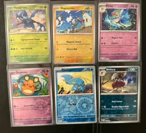 Pokémon Card Collection Reverse Holo from Scarlet & Violet Set - 6 Cards Total - Picture 1 of 7