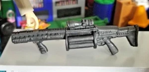RC 1/10 Scale Toy Plastic AR Grenade Launcher Rock Crawler Miniature Accessories - Picture 1 of 9