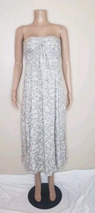 Paisley Print Mint Green Tube Summer Dress - Picture 1 of 8