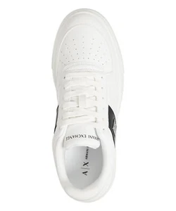 Armani Exchange sneakers women XDX176XV917K488 Optic White - Black logo detail - Picture 1 of 3