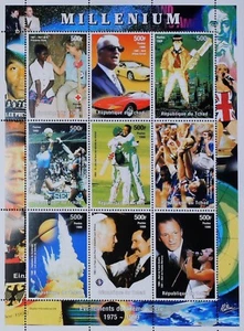 FERRARI B. LARA FRANCE WORLD CUP FRANK SINATRA F. MERCURY 1999 MNH** Sheet LX99 - Picture 1 of 1