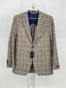 Peter Millar Crown Crafted Jacket 42L Wool Tan Made in Romania MS23XJ07  $1200 - Picture 1 of 5