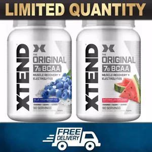 2 X SCIVATION XTEND 90 SRV || BCAA BRANCHED CHAIN AMINO ACIDS GLUTAMINE BCAA's - Picture 1 of 1