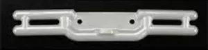 RPM 80486 Rear Tubular Bumper Metallic Silver Traxxas Revo Dyeable - Picture 1 of 1