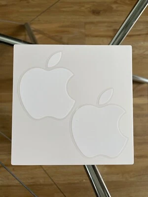 100% Original APPLE Sticker weiß von 2009 - RARITÄT - absolut NEU - Sehr Selten! - Bild 1 von 2