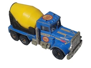 1985 Matchbox Peterbilt Kwik-Set Construction Cement Mixer - 1:80 Scale - Picture 1 of 5