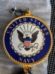Patriotic and Proud- NAVY- Insignia Wind Chime - Picture 1 of 3