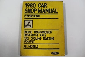 1980 Ford OEM Car Shop Service Manual All Models Powertrain FPS 365-126-80D - Picture 1 of 16