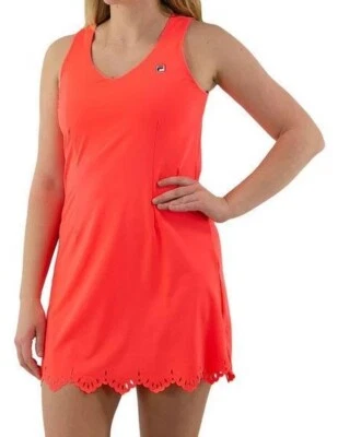 Fila Women's Tennis Lasercut Dress Crimson TW31D044 - Image 1 of 4