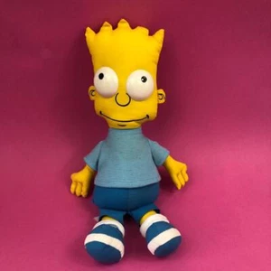 Vintage The Simpsons Bart Cotton Plush Soft Toy Doll 1990s 15" - Picture 1 of 6