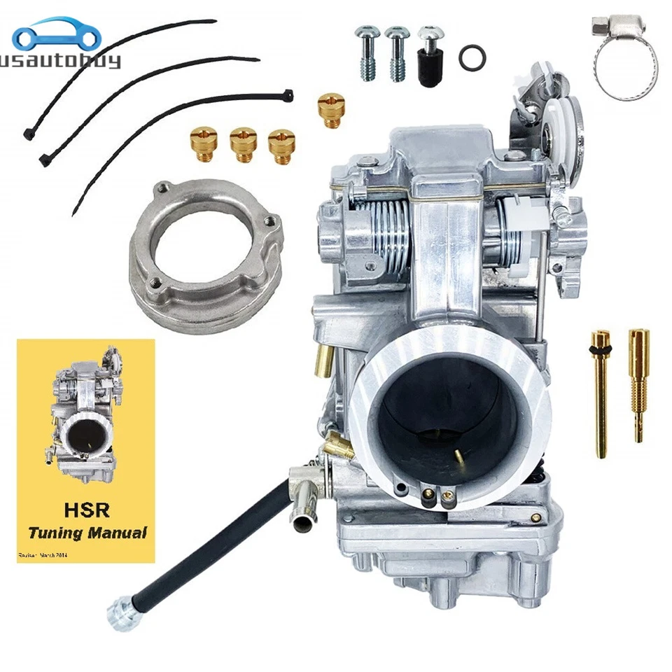 HSR45 Carburetor For Natural 45mm TM45-2K Mikuni Harley Davidson — 第 1/4 张图片