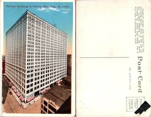 Postcard of Railway Exchange ~ Famous Barr Building in St. Louis Missouri - Picture 1 of 1