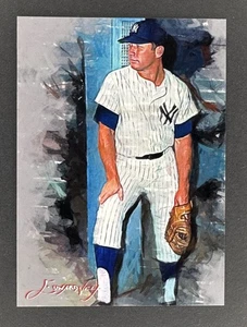Mickey Mantle #92 Edward Vela 2019 Limited ARTIST SIGNED Giclee Print /50 - Picture 1 of 2