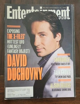 Entertainment Weekly Magazine  David Duchovny September 1995 Issue 294 - Image 1 of 4