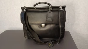 Aktentasche Businesstasche Leder schwarz 44 x 37 x 15  Sehr guter Zustand Laptop - Bild 1 von 10