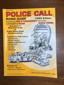 Police Call Radio Guide 1995 Vol 2 DE MD NJ PA - Picture 1 of 6