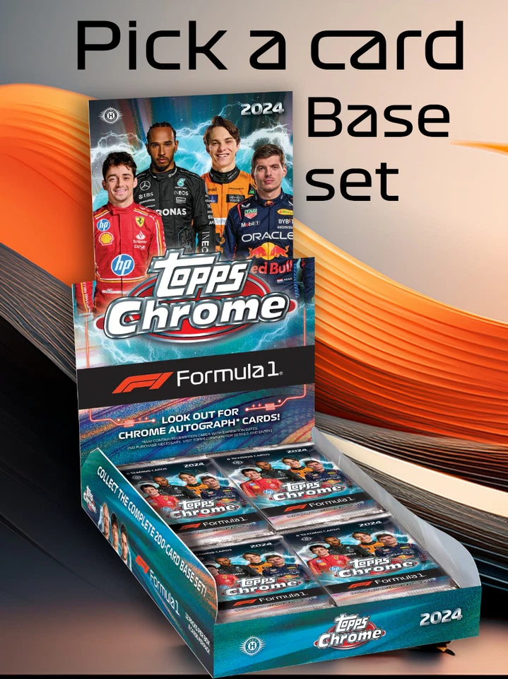 2024 Topps Chrome Formula 1 - Pick A Card - Base Set (1-200) - Image 1 of 1