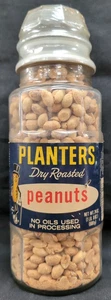 Vintage Planters Peanuts Glass Decanter NOS With Original Peanuts - Picture 1 of 8