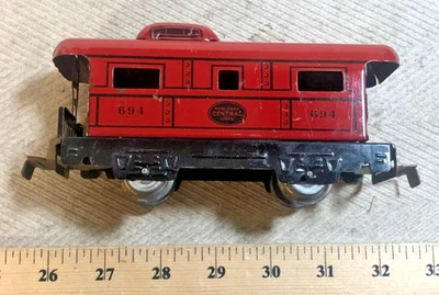 Early Marx 6 Inch Clean Example of 694 New York Central Caboose (C) - Image 1 of 4
