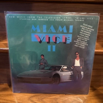 Miami Vice II Soundtrack Vinyl, Roxy Music/Phil Collins/Gladys Knight/SEALED!!!! - Image 1 of 4