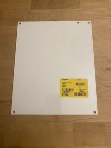 Panel trasero Hoffman 54790 A12P10 para recinto de 12”x10” acero pintado blanco - Imagen 1 de 1