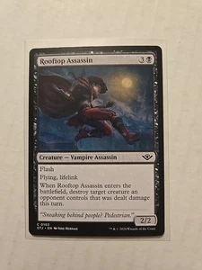 Rooftop Assassin - Outlaws of Thunder Junction - LP - Common - Creature - MTG - Picture 1 of 1