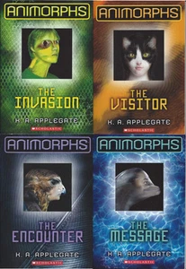 Animorphs Hologram 3d Book Set (Books 1-4) the Invasion, the Visitor, the En... - Picture 1 of 1