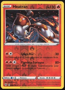 Carte Pokémon Heatran 025/189 Reverse Ténèbres Embrasées Français - Imagen 1 de 2