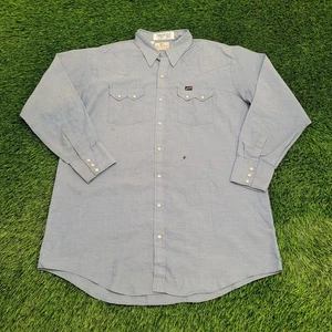 Vintage 70s DEE-CEE Western Shirt XL 26x35 Pearl-Snap USA - Picture 1 of 13