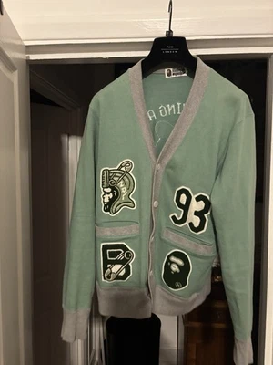 Bathing Ape bape Cardigan Varsity/collegiate Rare - Image 1 of 4