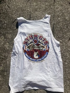 2003 Vintage Sturgis South Dakota Biker Tank Top Size Medium - Picture 1 of 3