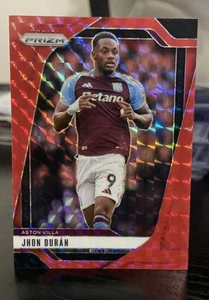 2024-25 Panini Prizm Premier League Jhon Duran #63 Red Mosaic Prizm - Picture 1 of 2