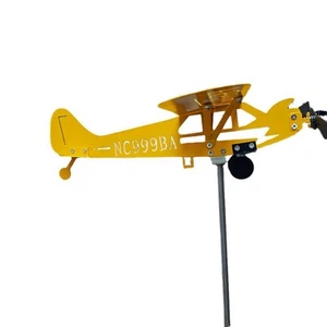 2X(Whirligigs und Wind Spinner Flugzeug Windmühle Eisen Wind Spinner Wind9270 - Bild 1 von 6