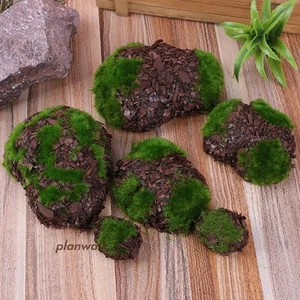 1SET Forest Moss Stone HO/OO Scale Miniature  Garden Scene Model Mountain Plant - Picture 1 of 7