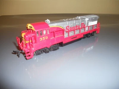 HO Vintage Bachmann Lighted Santa Fe #350 Diesel Locomotive-Refurbished—A85 - Image 1 of 4