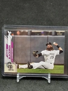 Charlie Blackmon 2020 Topps SP Variation Colorado Rockies! - Picture 1 of 6