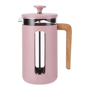 Prensa francesa La Cafetière rosa mango madera Pisa acero inoxidable 8 tazas 1L - Imagen 1 de 4