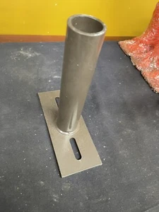 Post For Lights Or Shade Brown Steel Heavy Duty Post - Picture 1 of 6