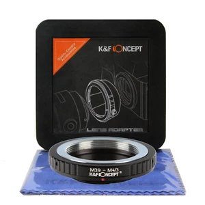 K&F Concept M39-M4/3 Micro Four Thirds Adapter Leica Thread Mount LSM KF06.254 - Picture 1 of 8
