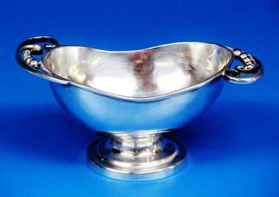 Tigela de doces antiga de prata esterlina martelada à mão.  229,7 gramas - Imagem 1 de 4