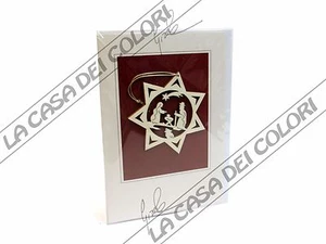 FINKBEINER - BIGLIETTO D'AUGURI 12065 - NATALE - 17x12 - CON DECORO IN LEGNO - Imagen 1 de 1