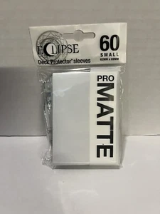 Ultra Pro Eclipse Pro Matte Deck Protector Card Sleeves White Small Size 60pc - Picture 1 of 3