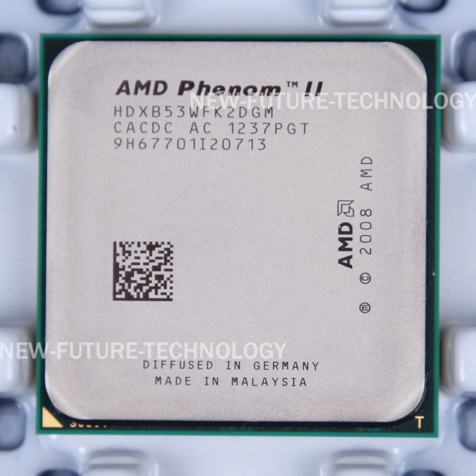 AMD Phenom II X2 B53 (HDXB53WFK2DGM) CPU Processor 533MHz/2.8GHz/1MB Socket AM3 - Image 1 of 1