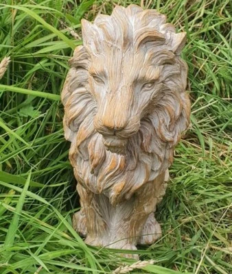Latex Mould To Make Drift Wood Lion Statue Ornament for Plaster or Concrete - Image 1 of 3