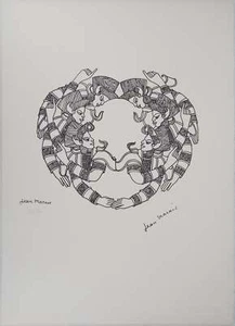 Jean MARAIS: Indische Motive, Lithographie signiert - Bild 1 von 7