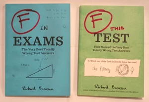 F in Exams Book and F This Test Book, 2 book set paperback - Picture 1 of 14